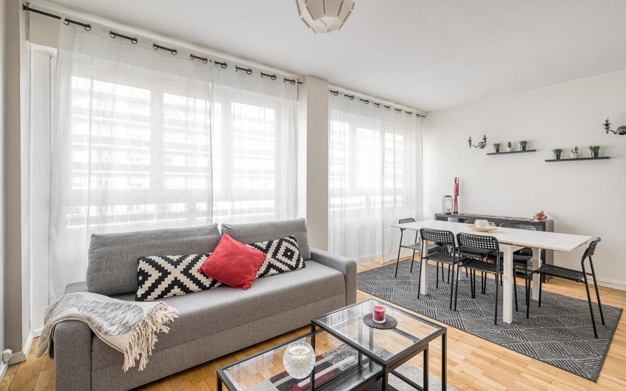 Superbe Apart 2 Rooms Lumineaux Parking Casa Lyon Luaran gambar